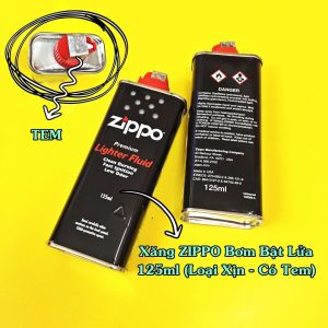 XĂNG ZIPPO MỸ BƠM BẬT LỬA 125ML - CÓ TEM (HÀNG CHUẨN XỊN)